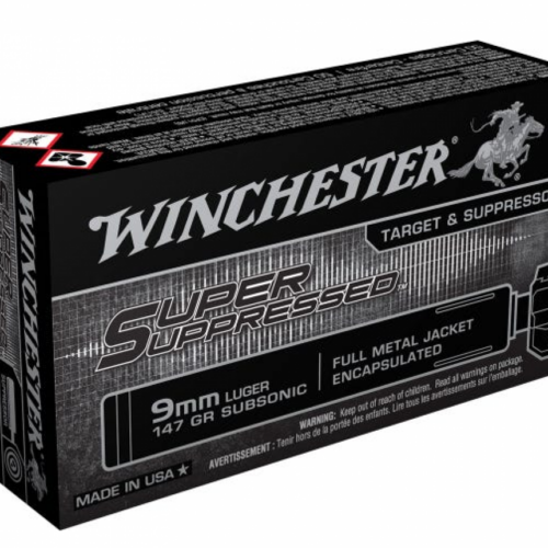 1__92391.png Winchester Ammo Super Suppressed 9mm Luger Subsonic 147 gr (FMJ) 50 Bx - SUP9