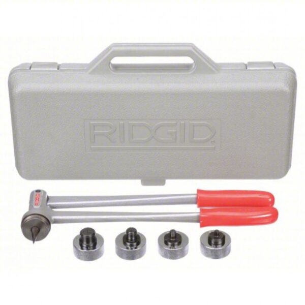 4a524-as02__23068.jpg RIDGID Tube Expander Kit: For 3/8 in_1/2 in_3/4 in_1 in Tube Size, Aluminum/Copper/Steel, with Case