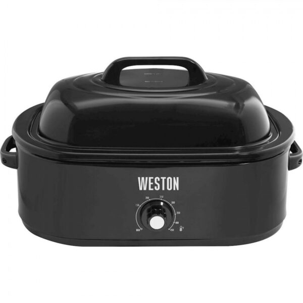 6175576-sd__20352.jpg Weston - 18-Quart Electric Roaster Oven - Black - New in Box
