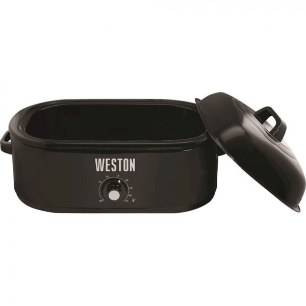 6175576cv11d__57711.jpg Weston - 18-Quart Electric Roaster Oven - Black - New in Box