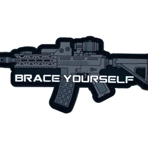 Patriot Patch Company - BRACE YOURSELF - Patch  4"x1.75"