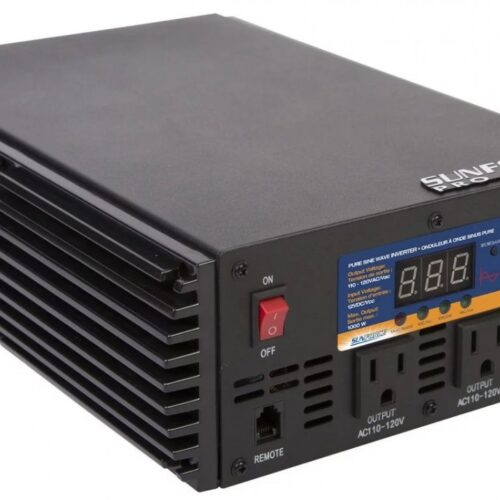 787769112402-2__82093.jpg Sunforce Pure-Sine Inverter — 1000 Watt, Digital Display, Includes Remote Control, Model# 11240 New in Box