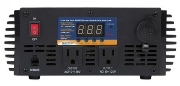 Sunforce Pure-Sine Inverter — 1000 Watt, Digital Display, Includes Remote Control, Model# 11240 New in Box