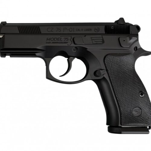 CZ-USA 75 P-01 50th Anniversary Elite 9mm 15rd FS Alum Frame, FS, Decocker 91297