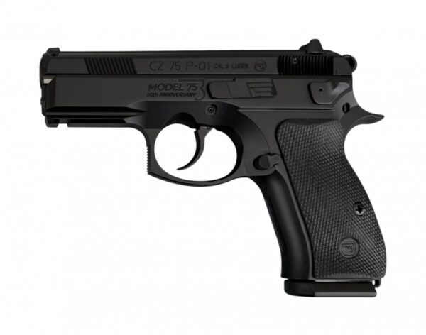 CZ-USA 75 P-01 50th Anniversary Elite 9mm 15rd FS Alum Frame, FS, Decocker 91297