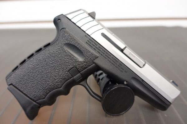 916937-3-__52479.jpg SCCY CPX2-CB 9 mm Silver/Black 3.1" No Manual Safety, 1 Mag - CPX2CB - Pre-Owned