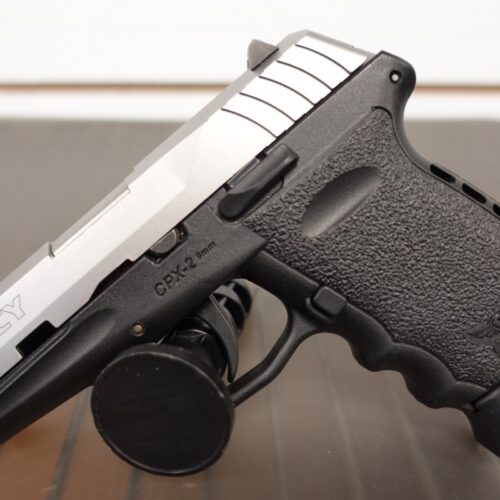 SCCY CPX2-CB 9 mm Silver/Black 3.1" No Manual Safety, 1 Mag - CPX2CB - Pre-Owned