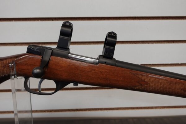 b464412-7-__83218.jpg 2014 CZ 527 VARMIT 223 REM RIFLE W/SCOPE MOUNTS, 1:9 TWIST; SET TRIGGER