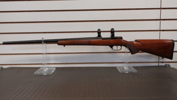 b464412__69239.jpg 2014 CZ 527 VARMIT 223 REM RIFLE W/SCOPE MOUNTS, 1:9 TWIST; SET TRIGGER