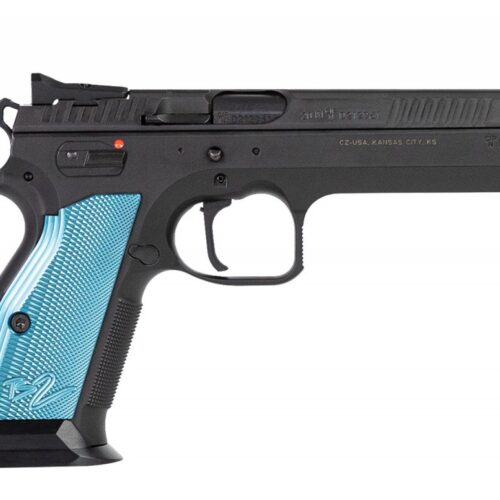 CZ-USA TS 2 9mm 20+1 5.28" Blued Steel Barrel Blue Alum Grip 91220