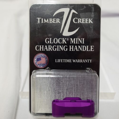TIMBER CREEK GLOCK AMBIDEXTROUS CHARGING HANDLE Mini PURPLE