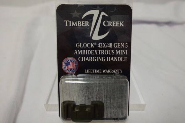 GLOCK AMBIDEXTROUS CHARGING HANDLE  OD GREEN (Gen4 and Gen5 43X, 48, etc)