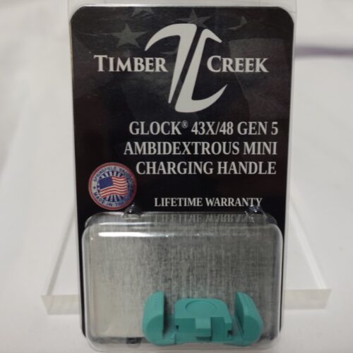 Timber Creek - GLOCK AMBIDEXTROUS CHARGING HANDLE ROBINS EGG (Gen4 and Gen5 43X, 48, etc)