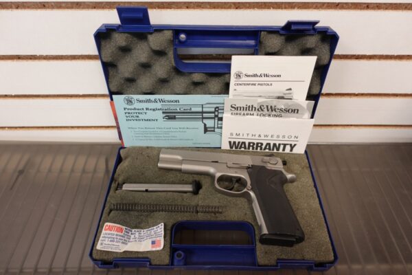 1997 Smith & Wesson MODEL 4506-1 45 ACP 5" BARREL, 2 MAGS, ORIGINAL CASE LIKE NEW - 108163