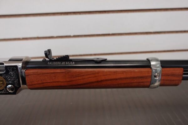 Henry H004SAT Golden Boy 2nd Amendment Tribute 22 LR 16 LR/21 Short 20" Walnut