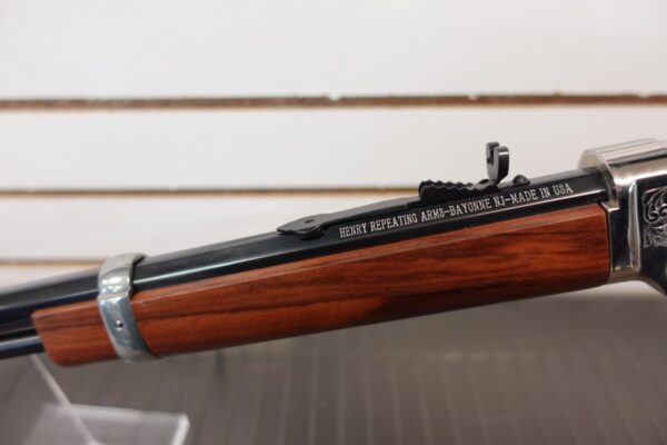 Henry H004SAT Golden Boy 2nd Amendment Tribute 22 LR 16 LR/21 Short 20" Walnut