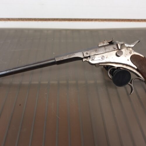 Scharfenberg German Single Shot Target Pistol 22 Serial Number 3
