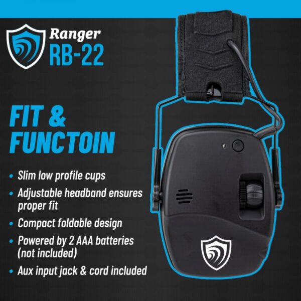 em030-detail-fit-function-web-rev220215-01498__70132.jpg Otis Technology Earshield™ Ranger Electronic Earmuff with Bluetooth FG-ES22B-BK