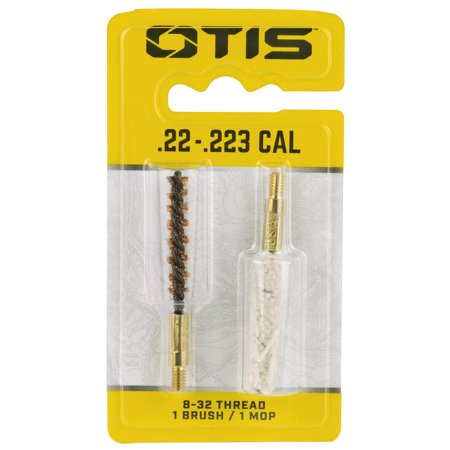 Otis Technology Brush and Mop Combo Pack, For .22-.223 Caliber 8-32 Thread -  FG-322-MB