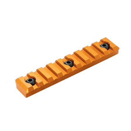 Timber Creek M-LOK Slot Picatinny Rail  9 Slot Orange