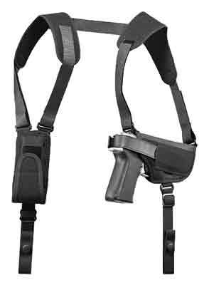 Uncle Mikes Pro Pak Horizontal Shoulder Holster Size 1 3"-4" Medium Autos Right Hand 77010