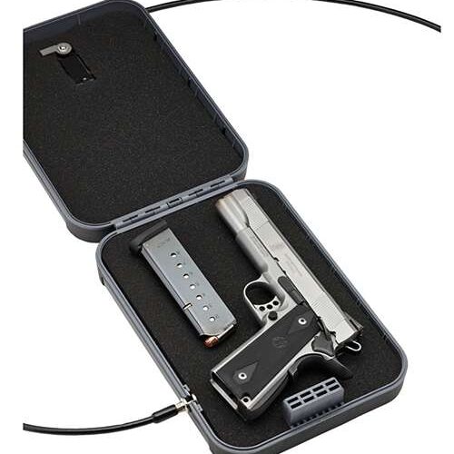 SnapSafe TrekLite Lock Box  Mechanical Combination XL Black Gray Polycarbonate - 75241
