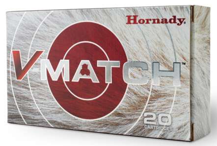 Hornady V-Match 6.5 Creedmoor Ammo 100 Grain Hornady ELD-VT Polymer Tip Box of 20