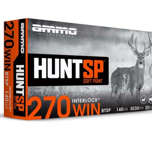 AMMO INC HUNTSP AMO 270 WIN 140GR INTERLOCK SP 20RD ( 10 BOX CASE)