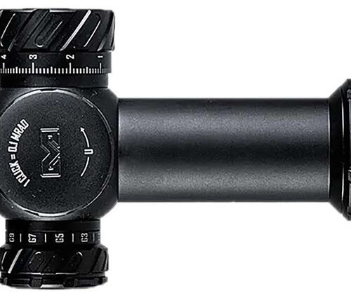 Meprolight MVO 1-8x28mm FFP M1,MRAD -  Matte Black Anodized Green/Red Reticle - 901245701