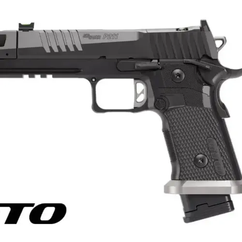 Sig Sauer P211-GTO 9mm 4.4" Barrel 21/23-Rounds FS Compensator, Optics Ready