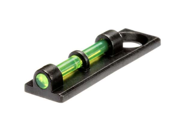 Hiviz Flame Front Sight Shotgun w/Vent Rib Green Fiber Optic Black - FL2005G