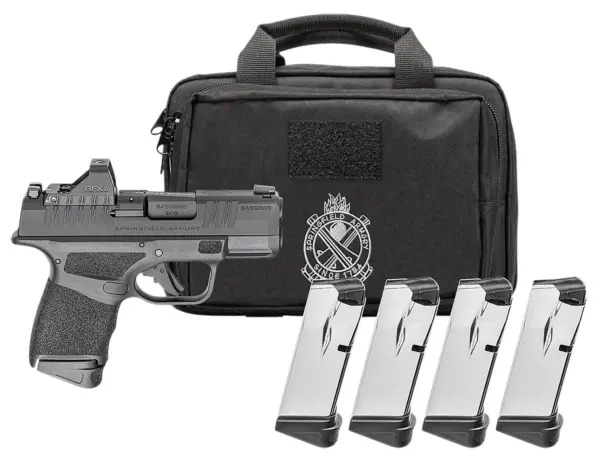 Springfield Armory Hellcat OSP Gear Pac .380 ACP 3" Barrel 11/13-Rounds w/ Viridian RFX11, 4 Mags