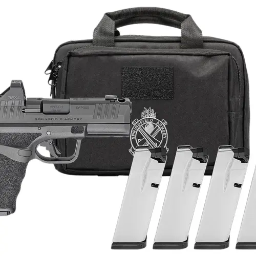 Springfield Hellcat Pro Comp OSP Gear Pac 9mm 3.8" Barrel 17-Rnds w/ Viridian RFX11 4 Mags