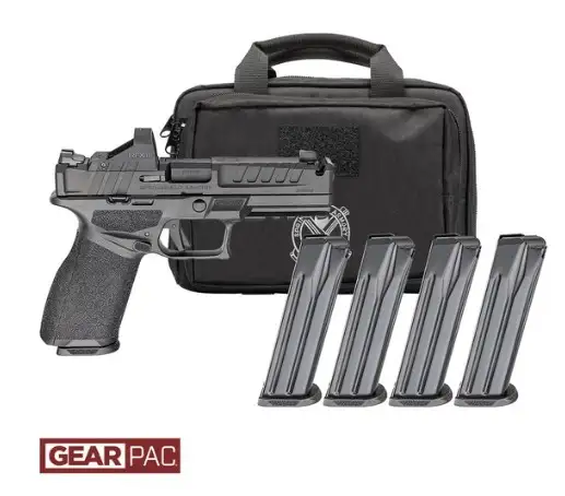 Springfield Armory Echelon 4.0C Comp Gear Pac 9mm 4" Barrel 15/18-Rnds w/ Viridian RFX11, 4 Mags