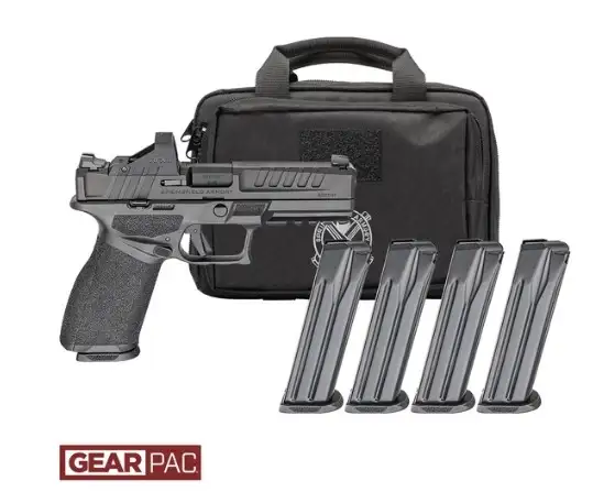 Springfield Armory Echelon Gear Pac 9mm 4.5" Barrel 17/20-Rounds w/ Viridian RFX11, 4 Mags