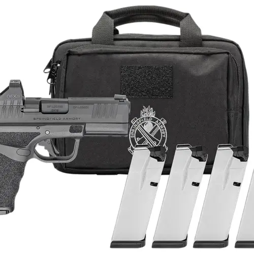 Springfield Hellcat Pro OSP Gear Pac 9mm 3.8" Barrel 15/17-Rnds w/ Viridian RFX11, 4 Mags