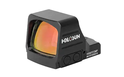 Holosun 507 Gold Competition Reticle Large Open Lens Shake Awake 7075 Aluminum Miniature Pistol Reflex Sight HS507COMP-GD