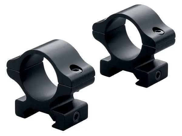Leupold Rifleman Rings Leupold Cross Slot Base 1" Low Black Matte - 56524
