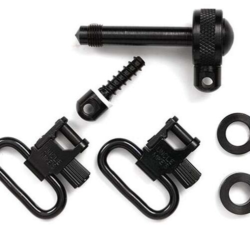 https-images.coreware.com-images-products-13951-14253165__19145.jpg Uncle Mike's Quick Detach Sling Swivel Set Rem 7400/Model 4 1" Steel Black
