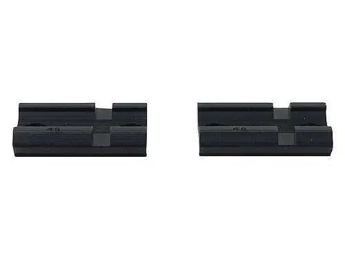 Weaver Mounts Top Mount Base Pairs  Savage/Ruger Black Matte - 48466