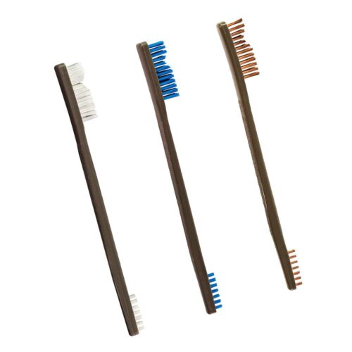 Otis Technology AP Brushes Variety Pack Multi-Caliber Universal Bronze, Nylon Brush 3 Per Pack - FG3163NBBZ