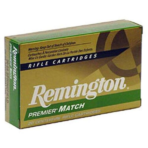 Remington Ammunition Premier Match 6.8 SPC 115 gr Sierra MatchKing Boat-Tail Hollow Point (BTHP) 20 Bx- 27676-