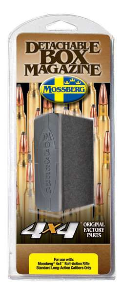 Mossberg 25-06 Rem;270 Win;30-06, Mossberg 4x4, Patriot 4rd BlK Detachable 95033