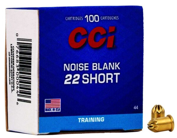 https-images.coreware.com-images-products-19902-14250262__41149.jpg CCI Ammunition .22 Short Noise Blank 100 Rounds Crimped Brass - 0044