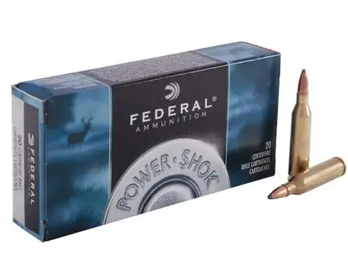 https-images.coreware.com-images-products-20982-14250899__12758.webp Federal Power-Shok 7.62x39mm Ammo 123 Grain Jacketed Soft Point Box of 20 - 76239B