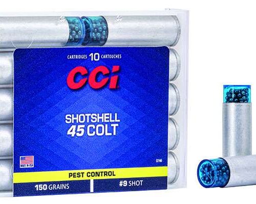 CCI Ammunition 45 Colt (LC) Shotshell #9 Shot 10 Bx - 3746