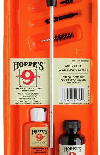 Hoppe's Pistol Cleaning Kit .44/.45 Caliber Clamshell PCO45B