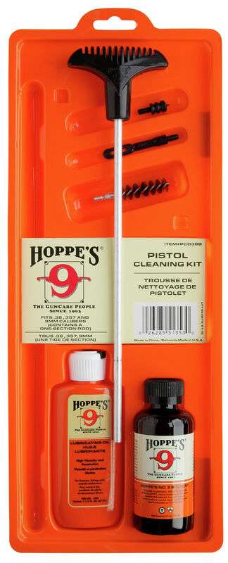 https-images.coreware.com-images-products-24760-14264020__27780.jpg Hoppe's Pistol Cleaning Kit .44/.45 Caliber Clamshell PCO45B