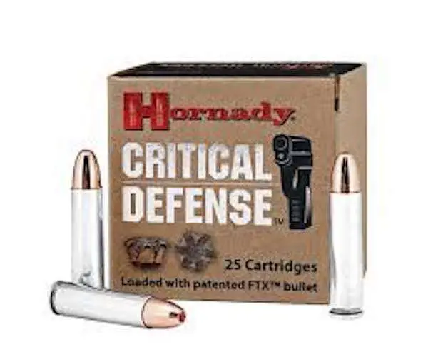 Hornady Critical Defense 30 Carbine Ammo 110 Grain Hornady FTX Polymer Tip Box of 25 - 81030