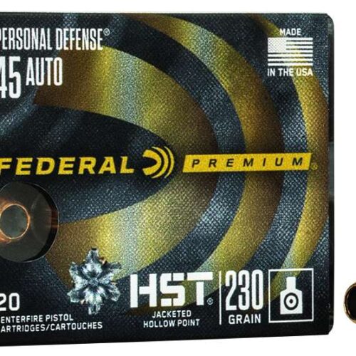 Federal Premium Personal Defense 45 ACP 230 gr HST JHP 20 Box - P45HST2S
